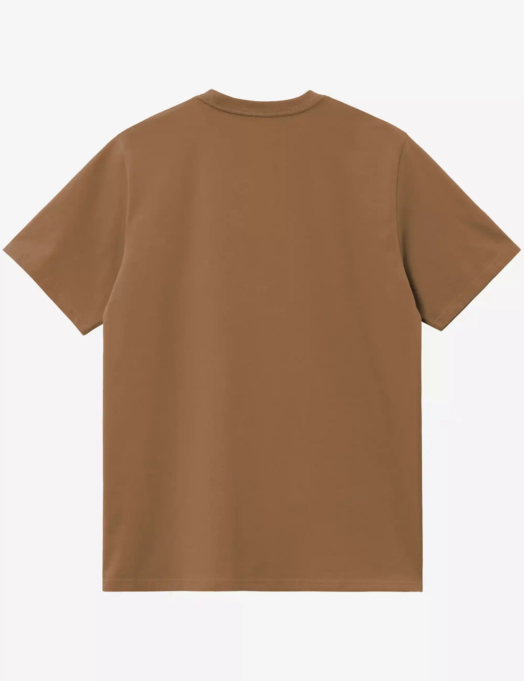 Carhartt WIP T-shirt, plain brown back view