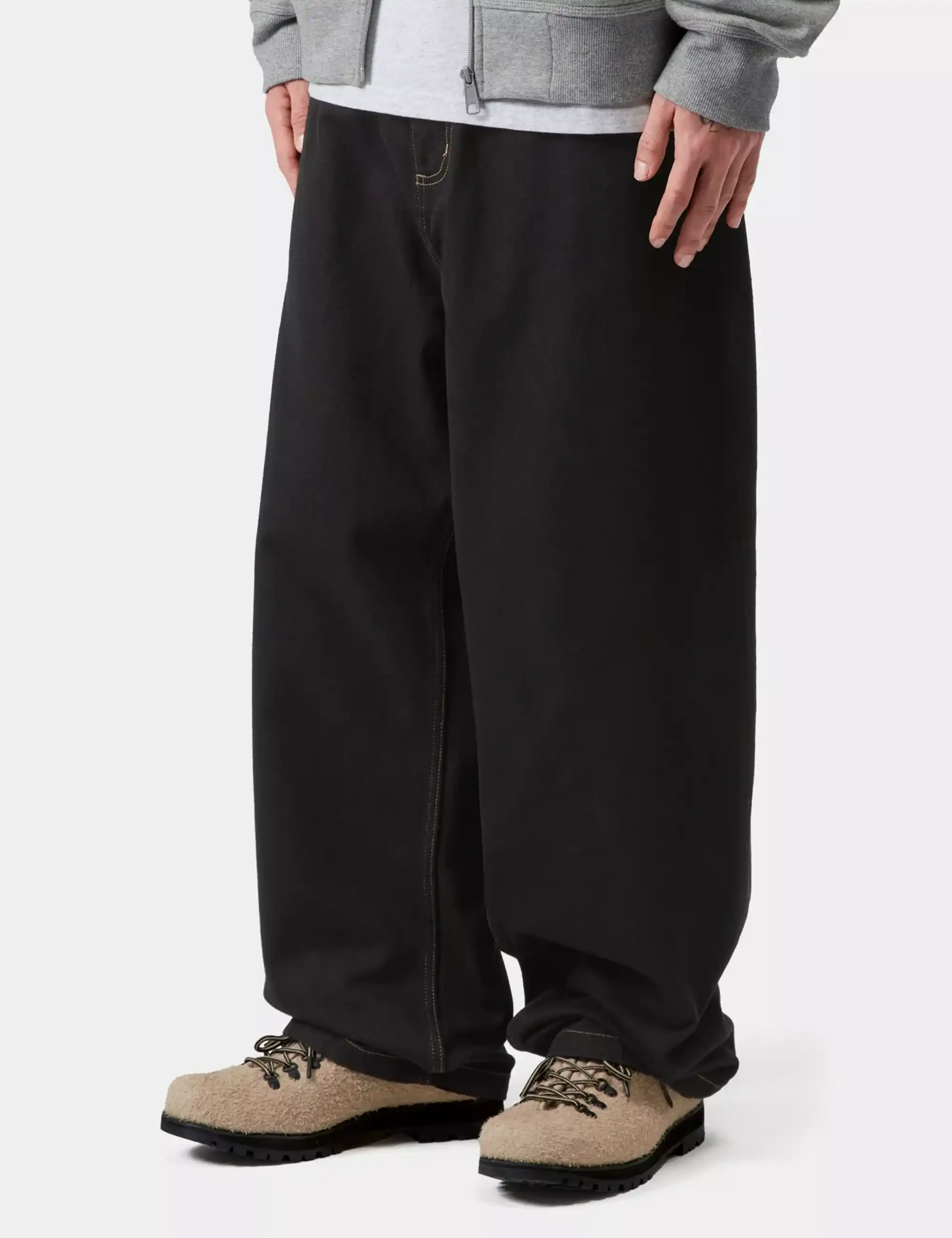Carhartt WIP Brandon Denim Pant - Black, Rinsed One Wash