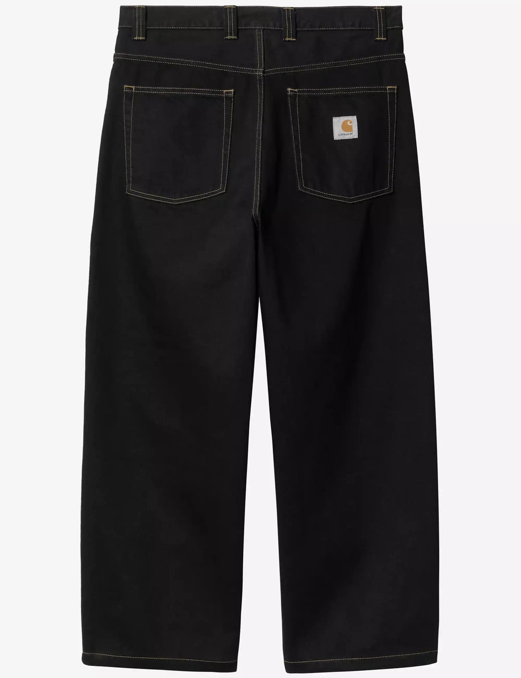 Carhartt WIP Brandon Denim Pant - Black, Rinsed One Wash