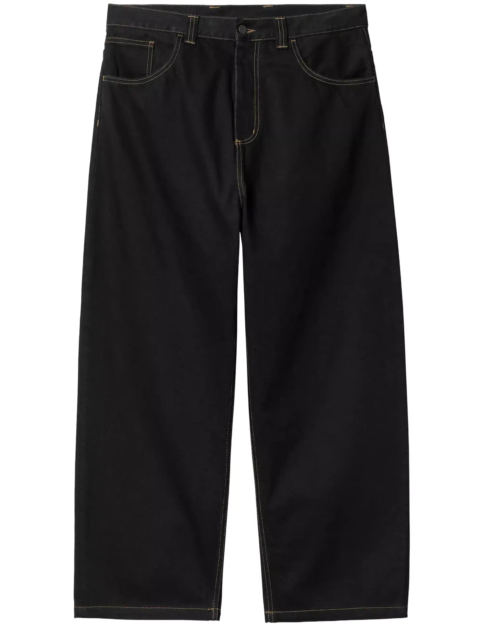 Carhartt WIP Brandon Denim Pant - Black, Rinsed One Wash