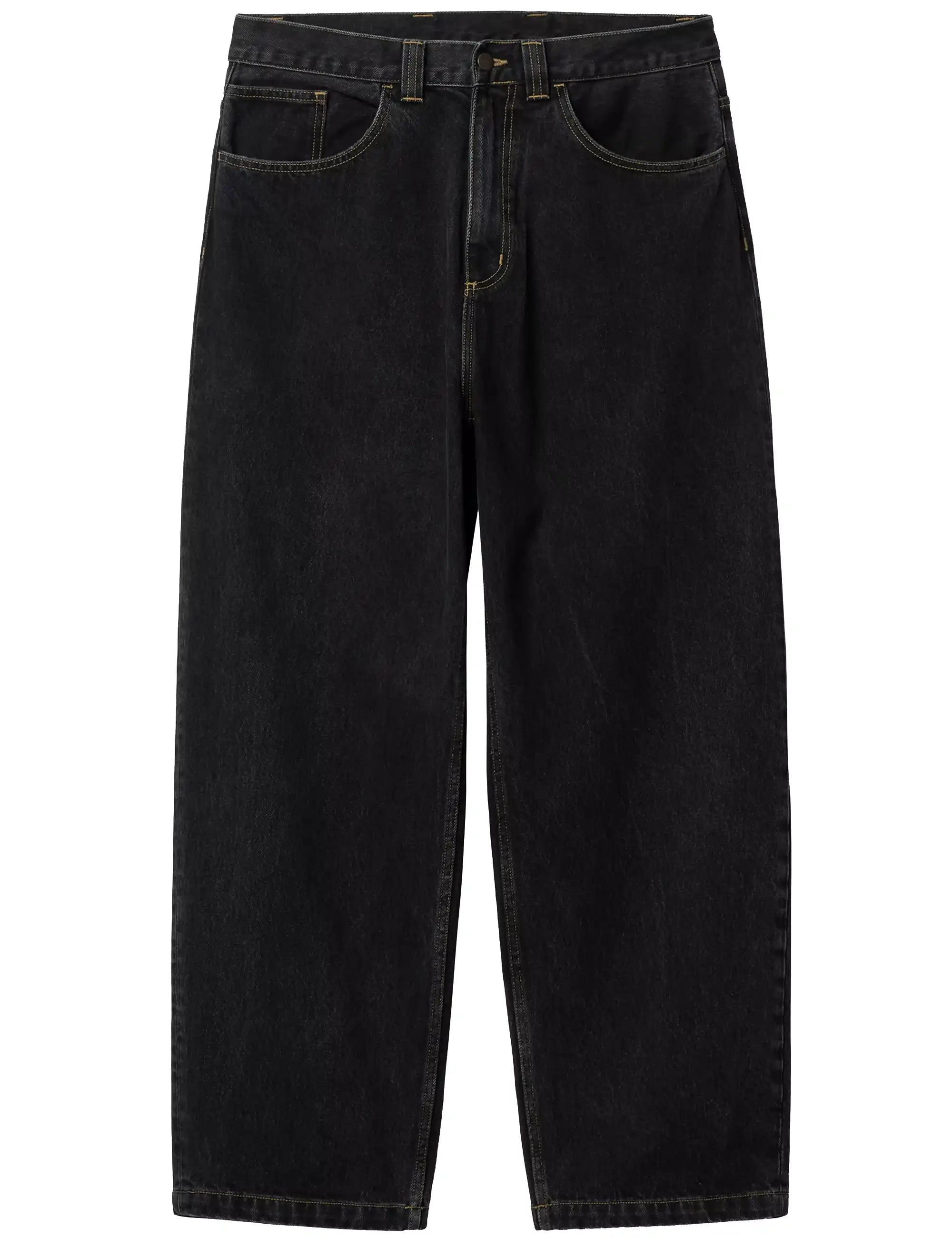 Carhartt WIP Brandon Denim Pant - Black, Stone Washed