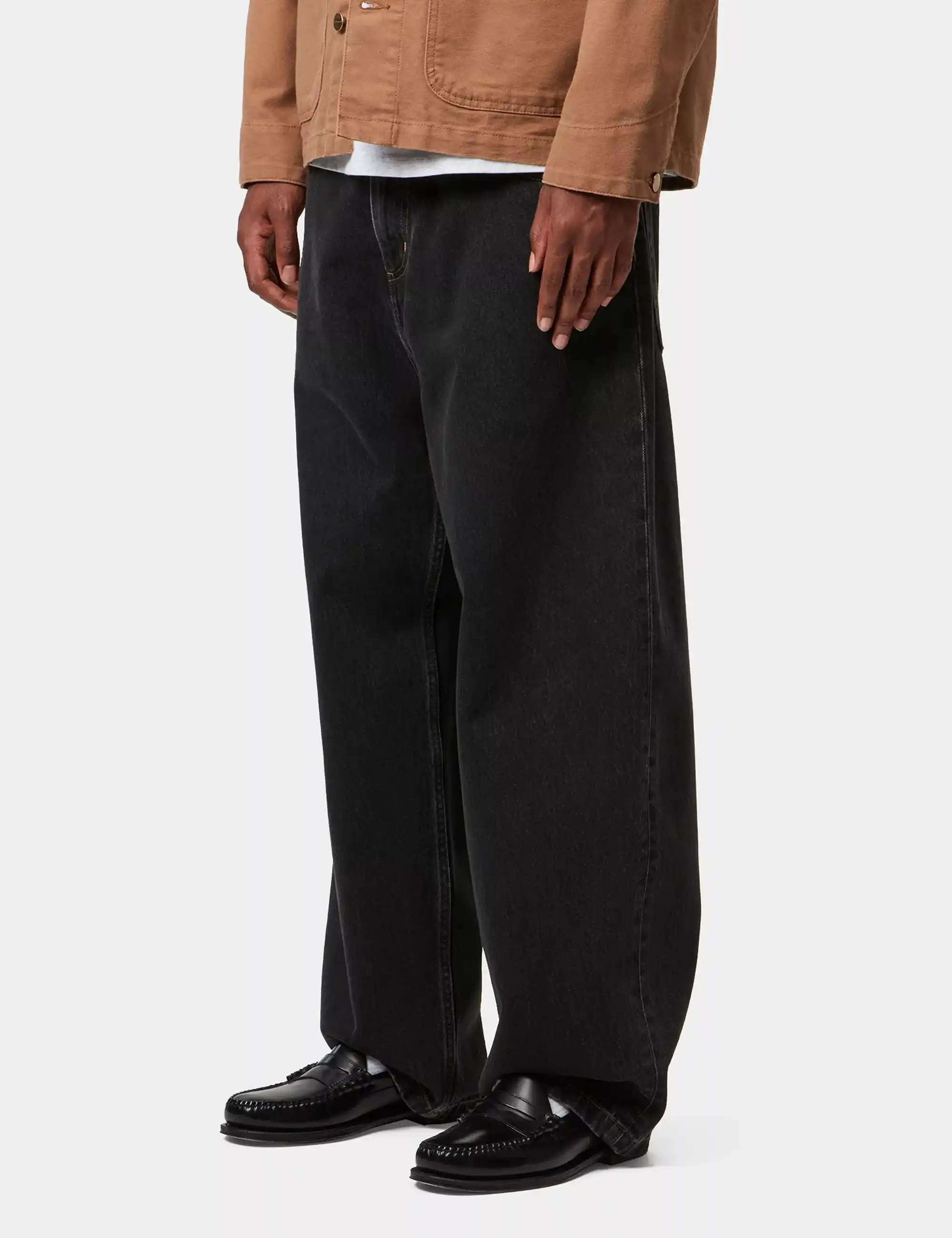 Carhartt WIP Brandon Denim Pant - Black, Stone Washed
