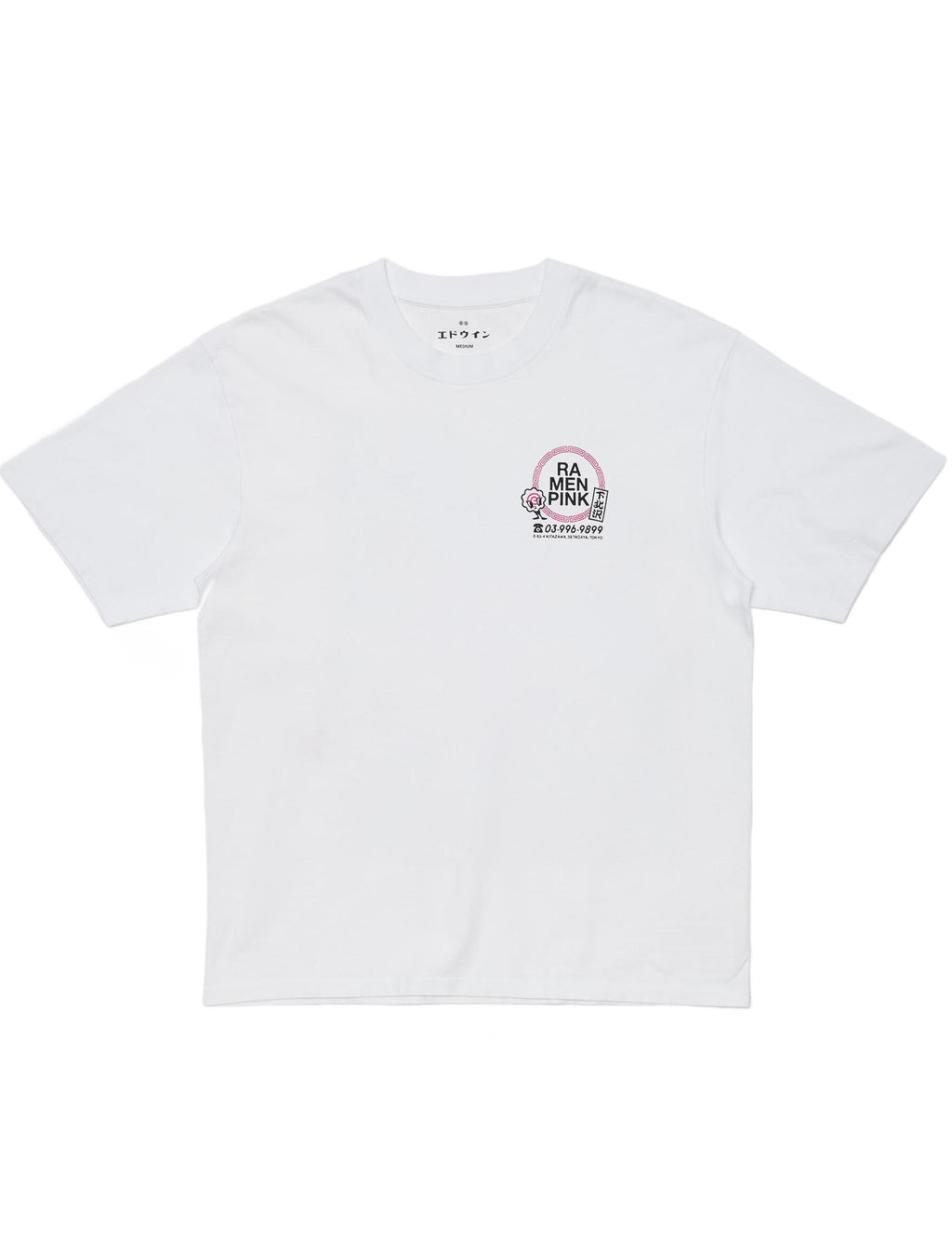 Ramen Pink T-Shirt - White