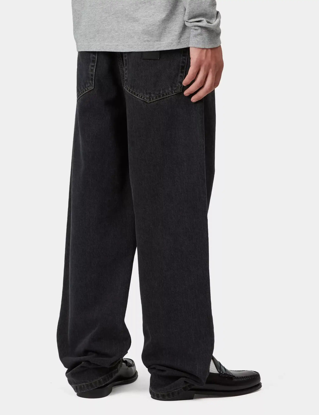 Aaron Denim Pant - Black, Stone Washed