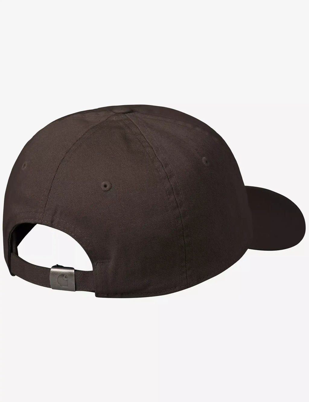 Tobacco-brown logo baseball cap with adjustable back strap