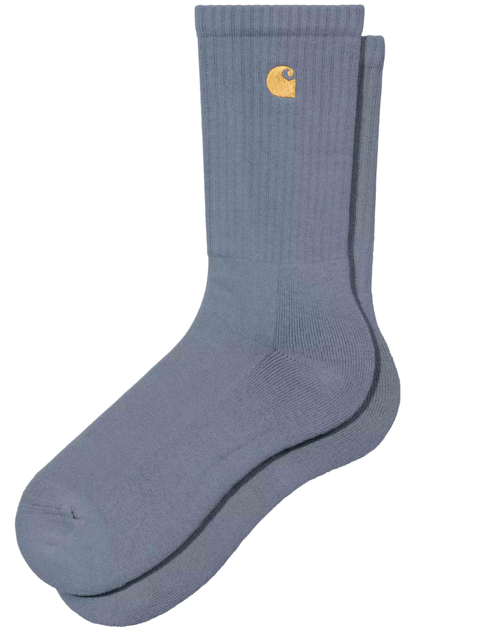 Carhartt WIP Chase Socks - Shady Blue/Gold