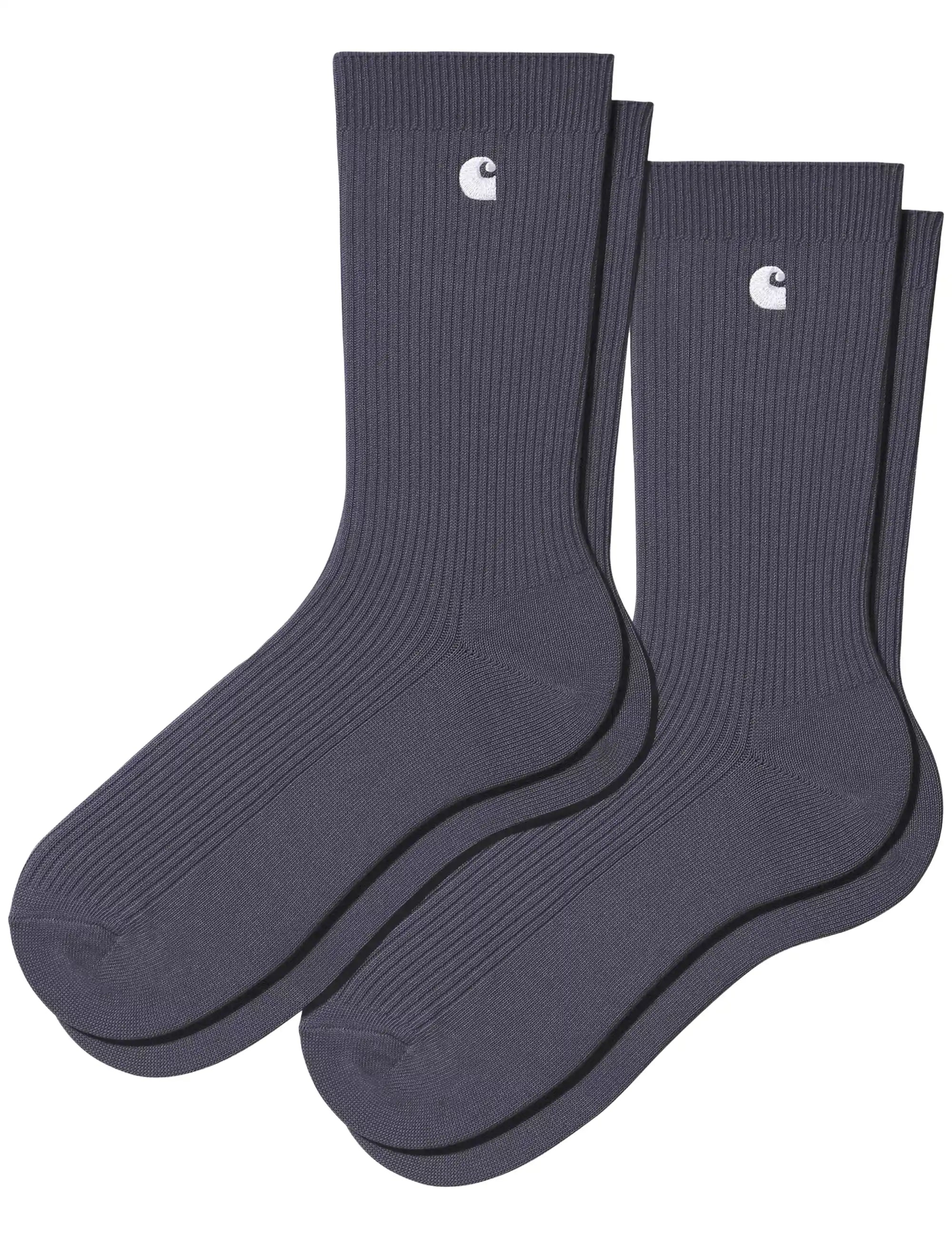 Carhartt WIP Madison Pack Socks - Shady Purple/White