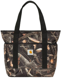 Clapton Tote Bag - Camo Feather Tree, Black