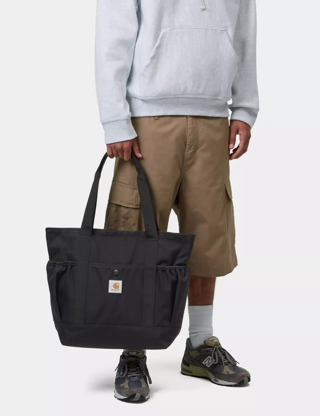 Carhartt WIP Clapton Tote Bag in Black, view 2