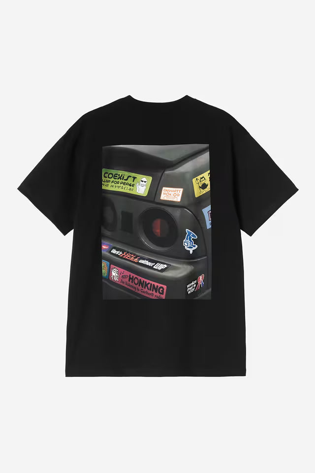 Carhartt WIP bumper car T-shirt, black, front graphic print