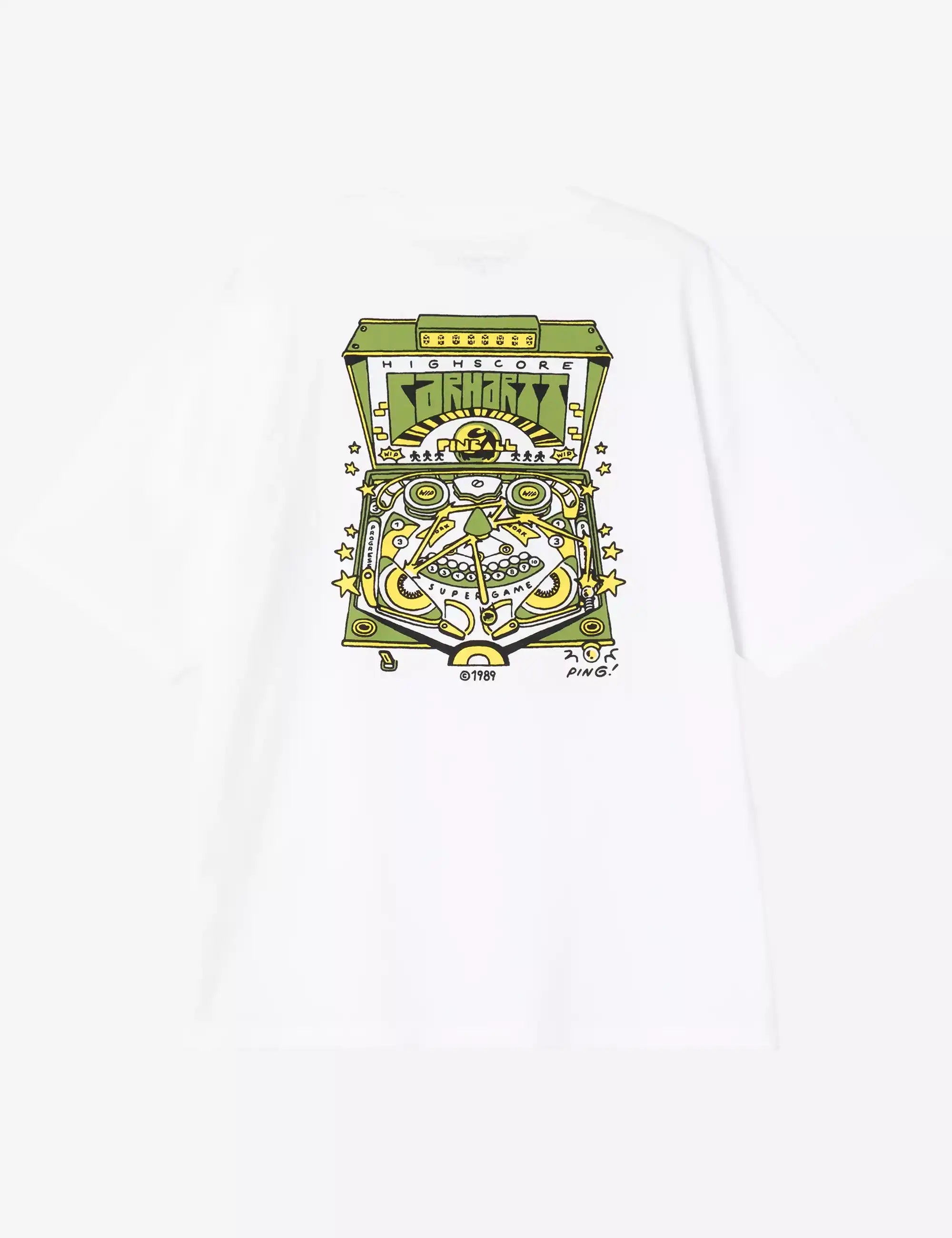 Carhartt WIP Pinball T-Shirt - White