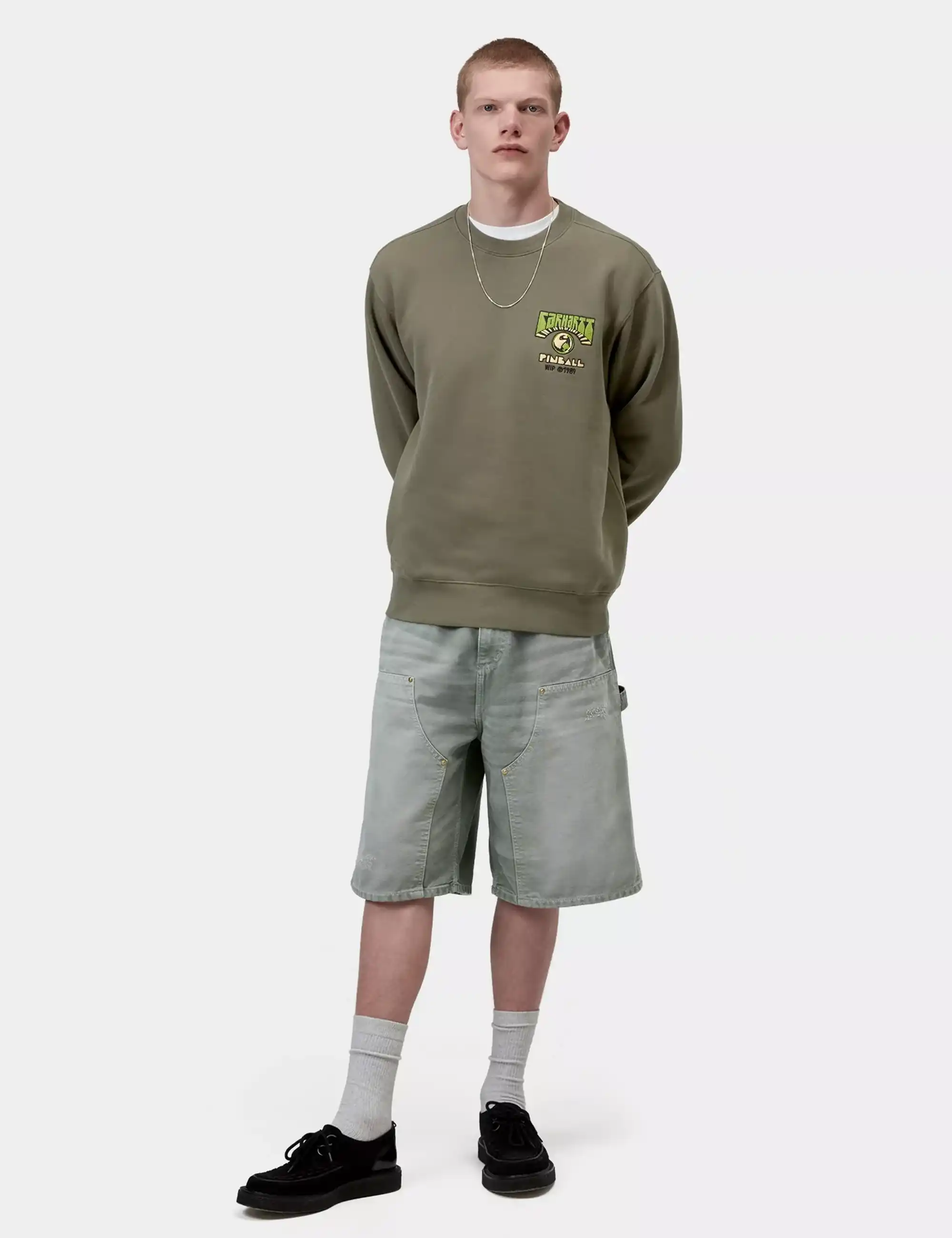 Carhartt WIP Pinball Crew Sweatshirt - Leaf