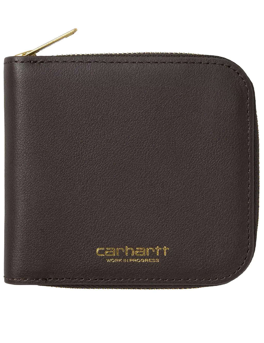 Leather Wallet - Tobacco/Gold