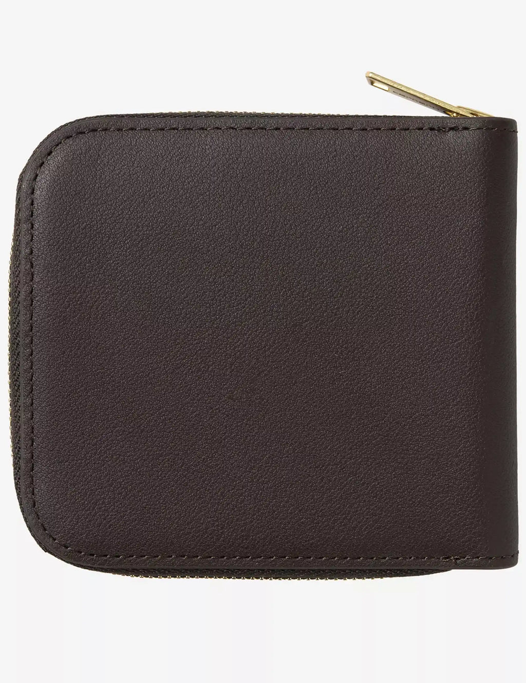 Leather Wallet - Tobacco/Gold
