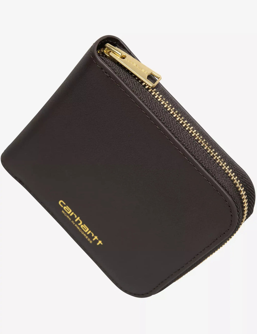 Leather Wallet - Tobacco/Gold