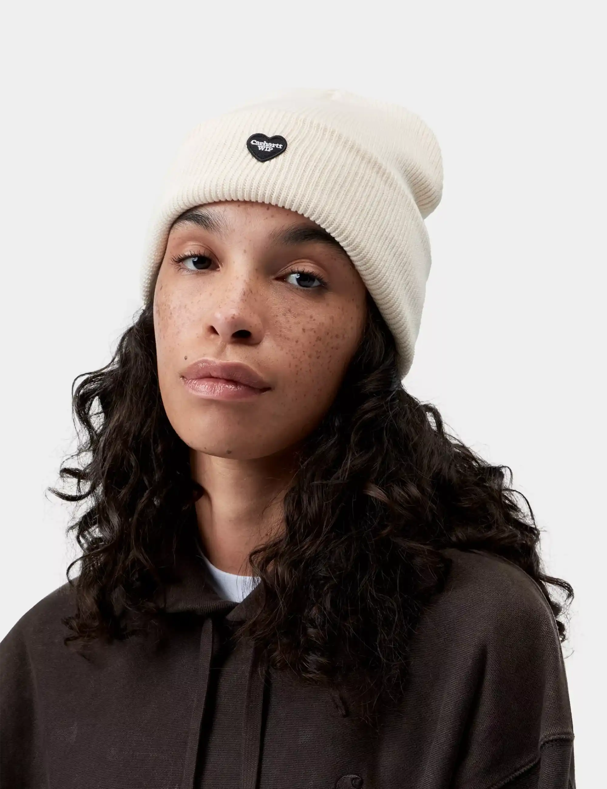 Carhartt WIP Small Heart Beanie Hat - Natural