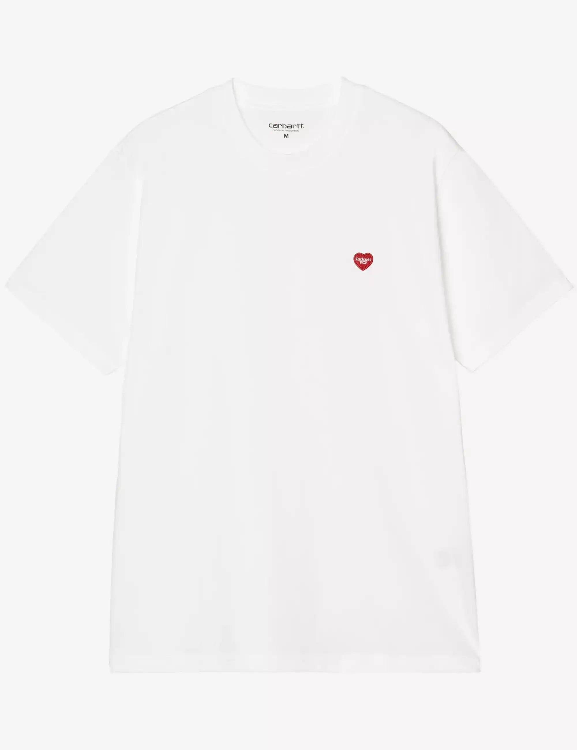 Carhartt WIP Small Heart T-Shirt - White/Red