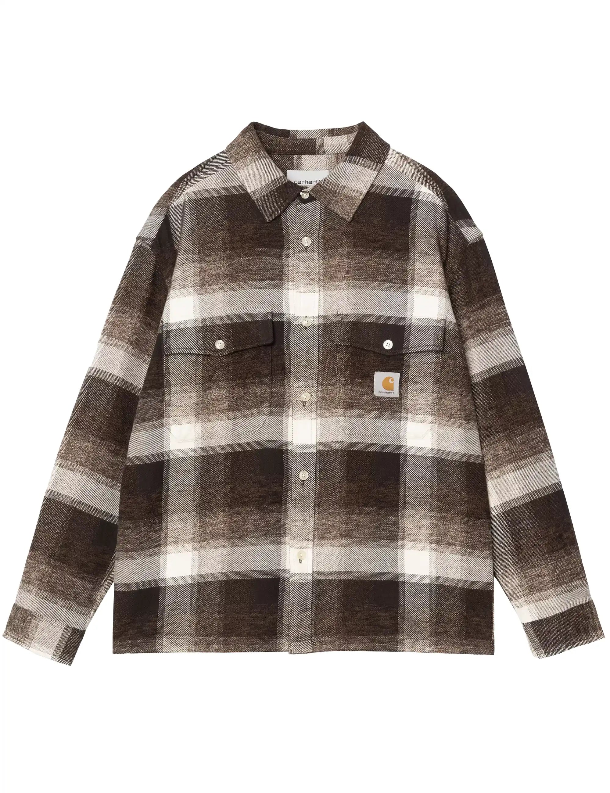 Carhartt WIP Carhartt WIP Esterson Shirt - Esterson Check, Tobacco