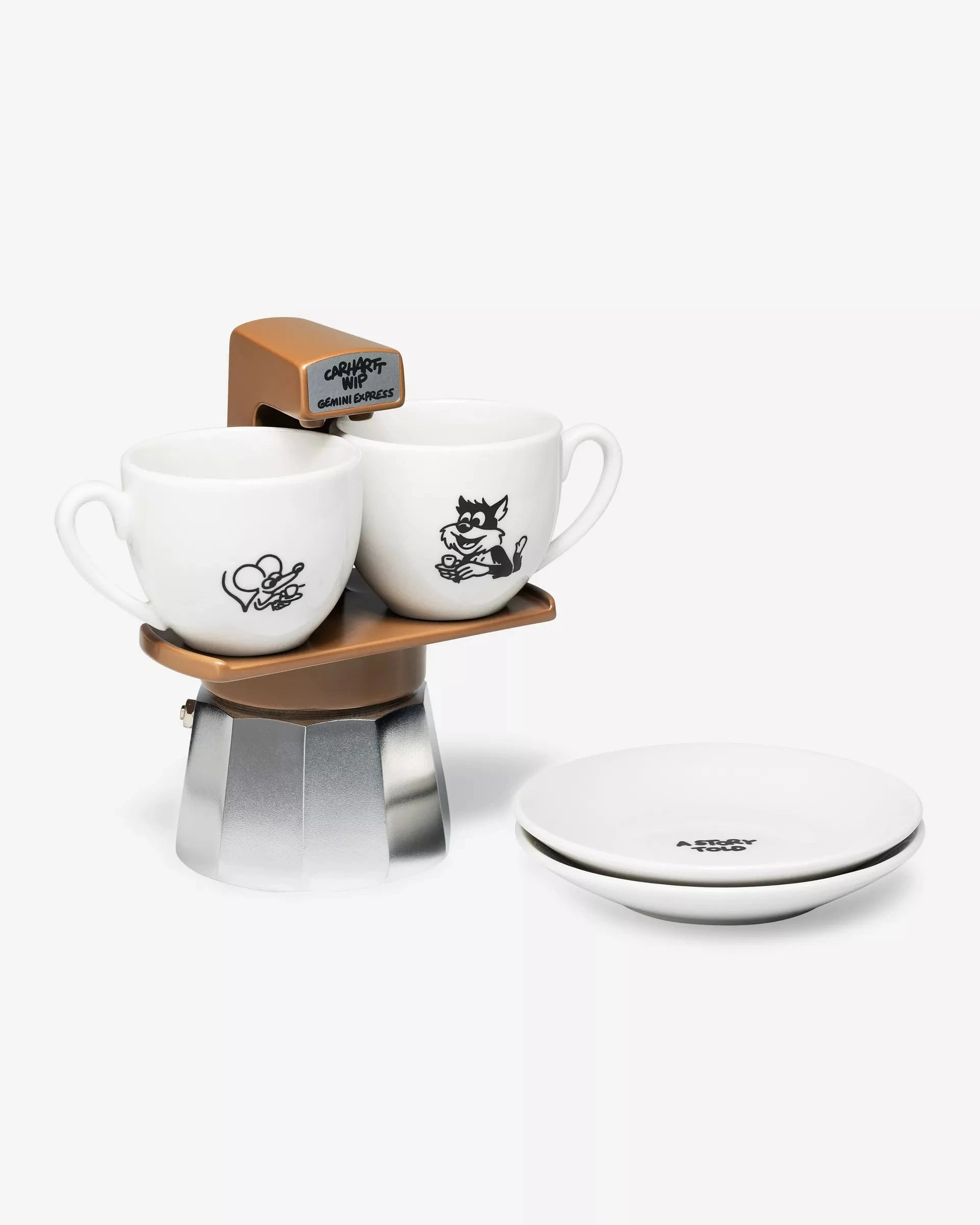 Carhartt WIP x Gemini Express Coffee Break Espresso Maker - Brown