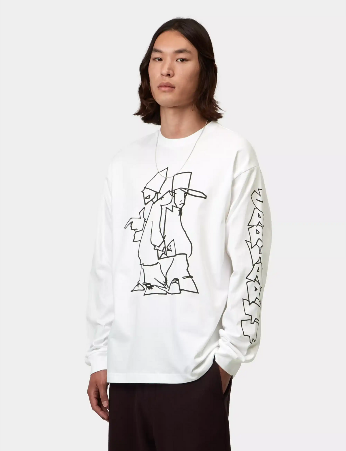 Carhartt WIP Blinkerfluid Long Sleeve T-Shirt - White