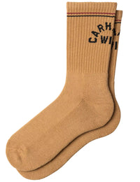 Arch Script Socks - WIP Dusty H/Black