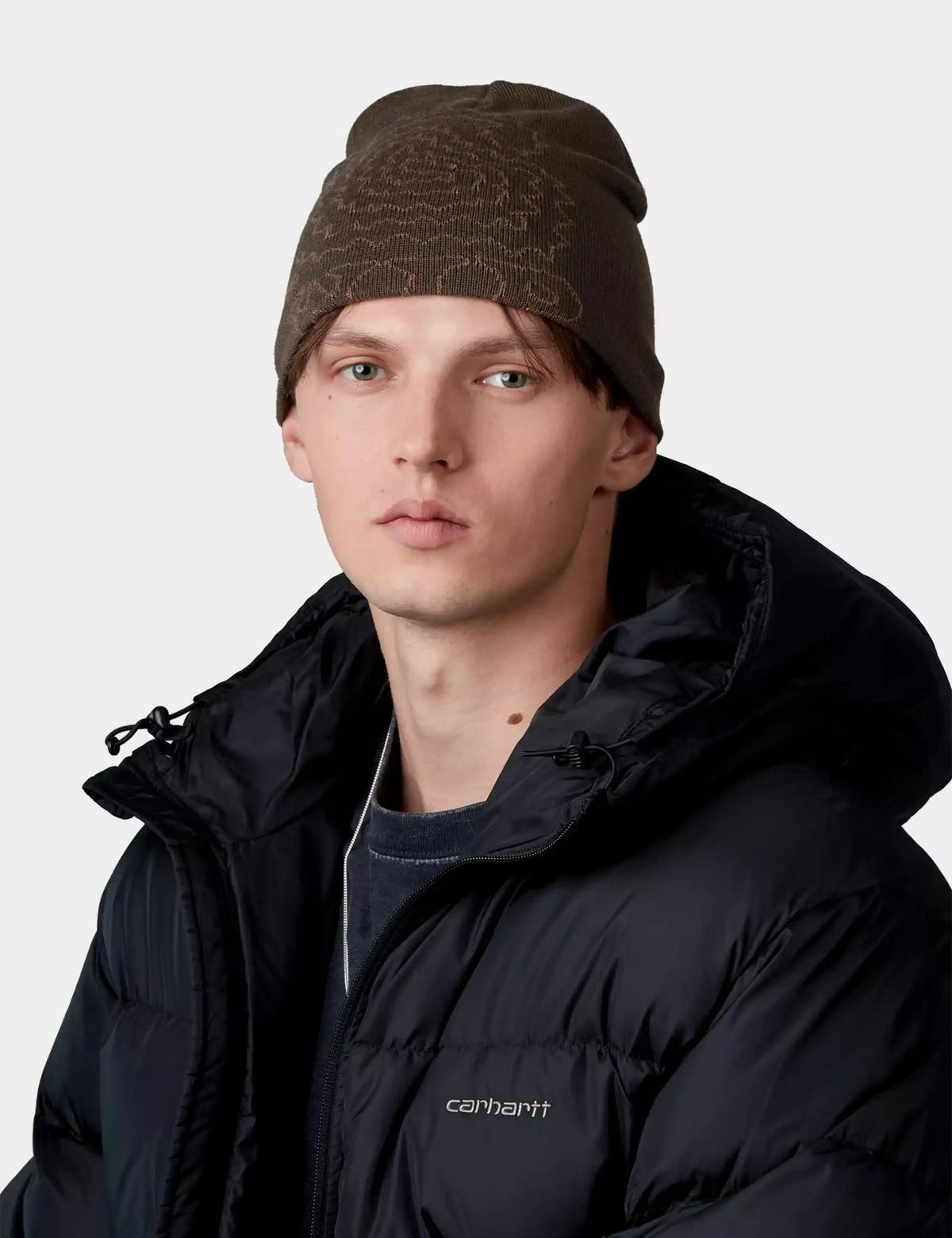 Carhartt WIP Limn C Beanie Hat - Tobacco