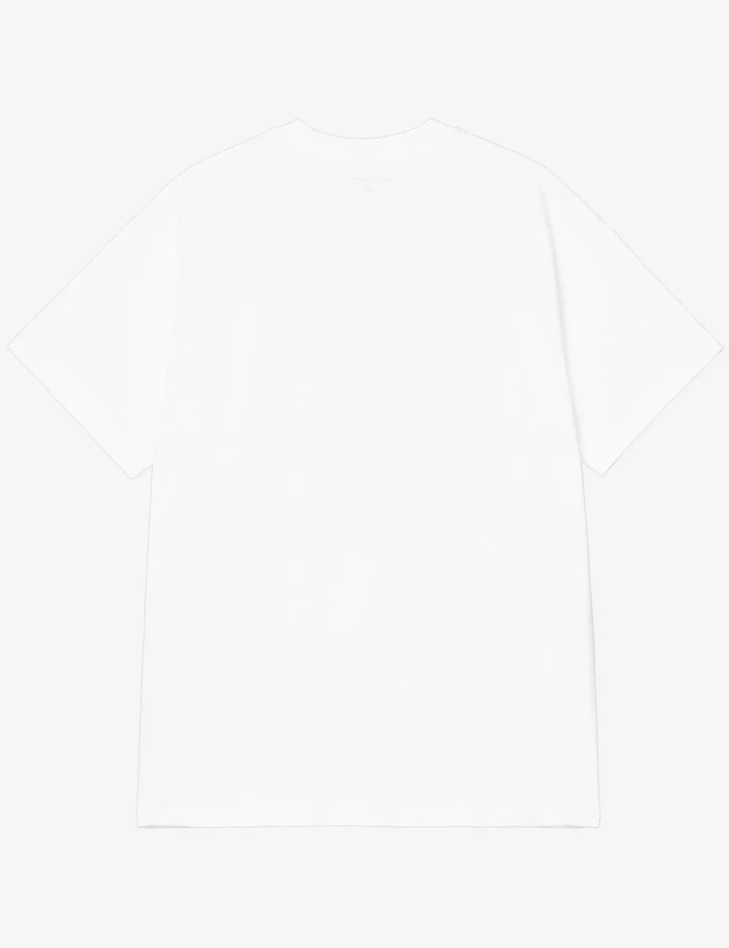 White Carhartt graphic T-shirt, front view, short sleeves