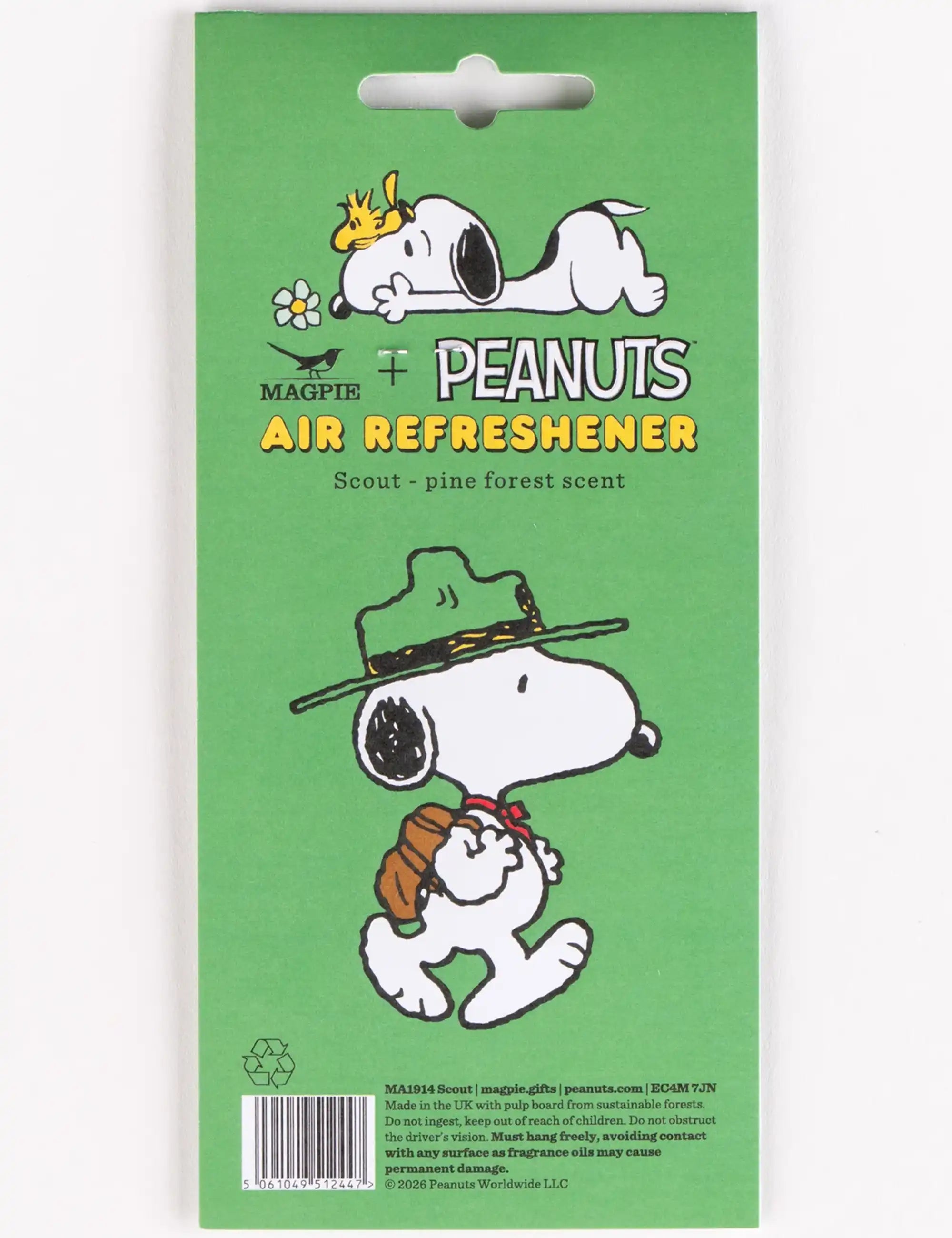 Peanuts Peanuts Air Refreshener - Scout