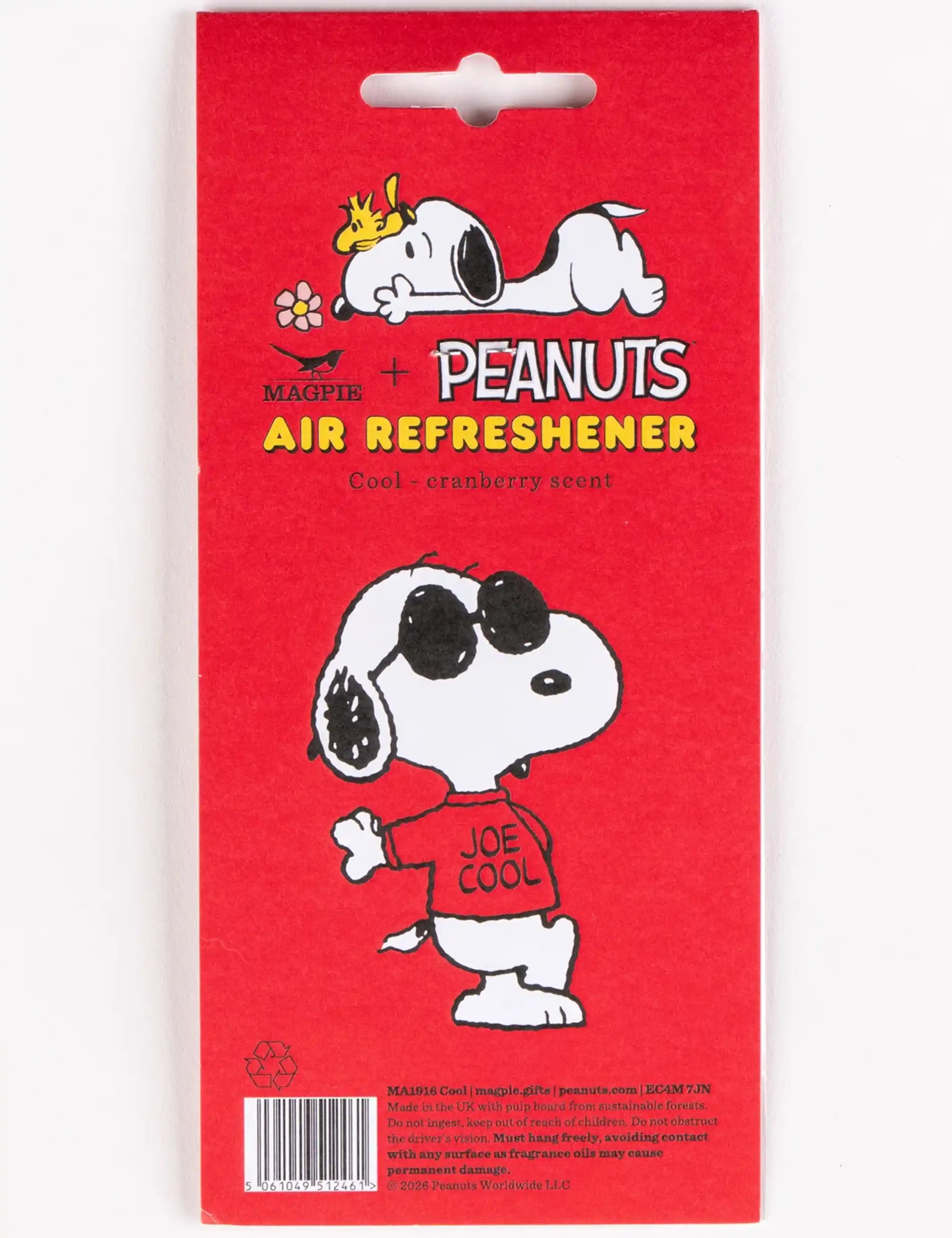 Peanuts Peanuts Air Refreshener - Joe Cool