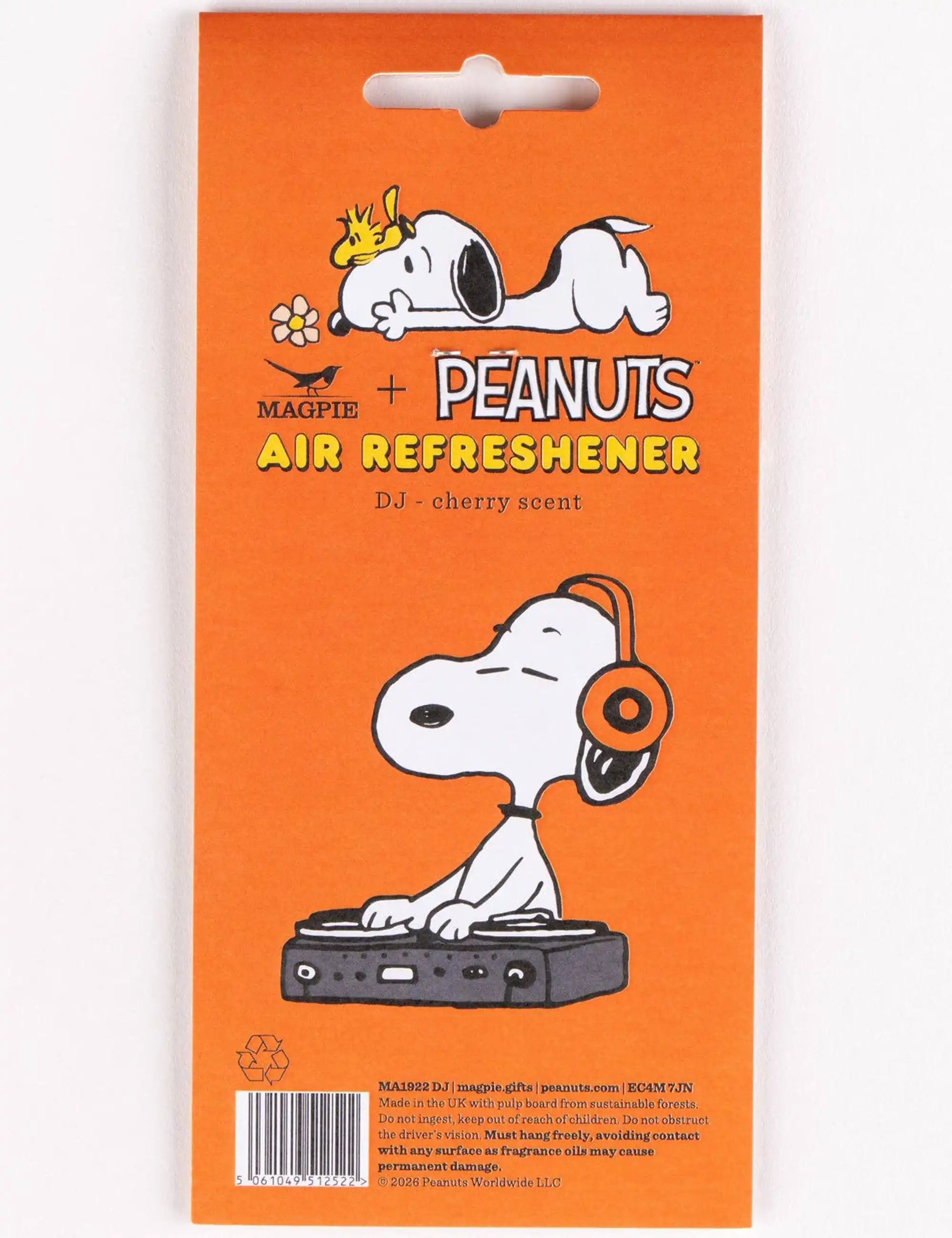 Peanuts Peanuts Air Refreshener - DJ