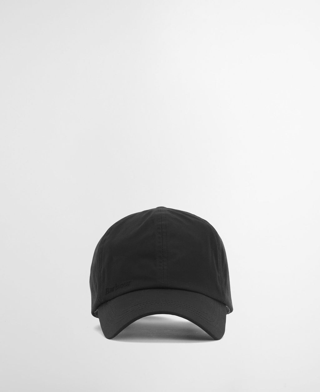 Barbour Wax Cap in Black, worn