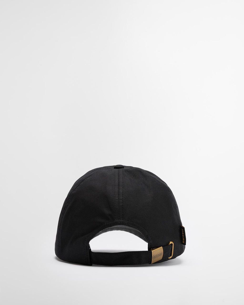 Barbour Wax Cap in Black, back view