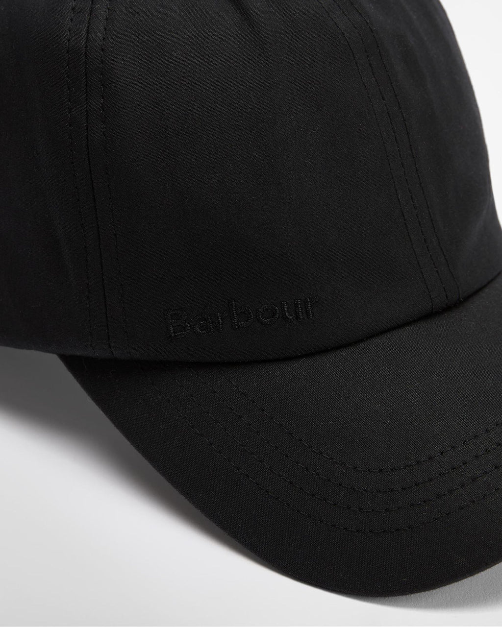 Barbour Wax Cap in Black, detail