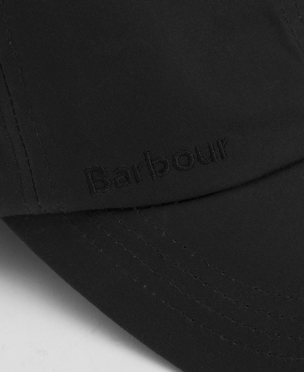 Barbour Wax Cap in Black, detail