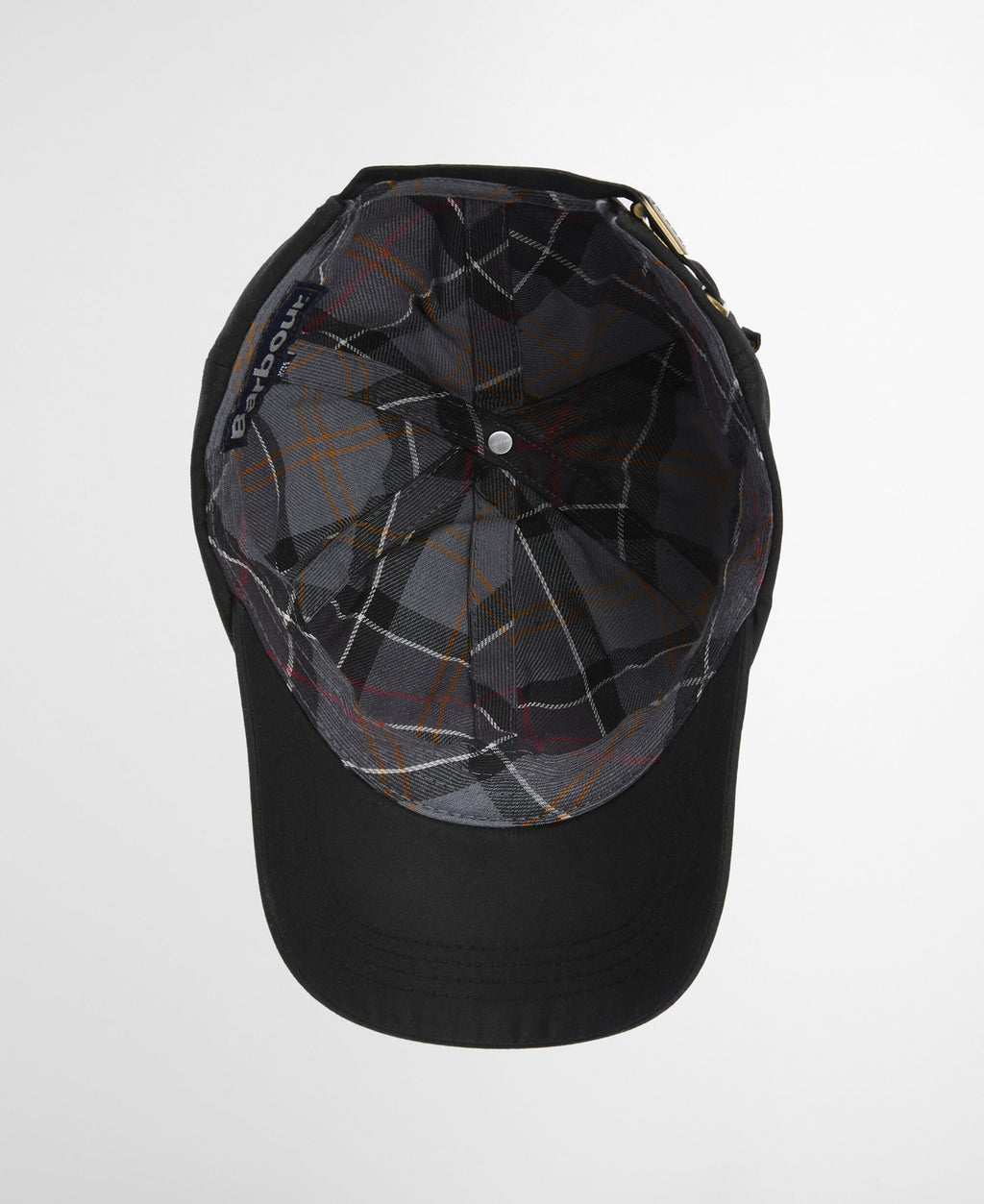 Barbour Wax Cap in Black, detail