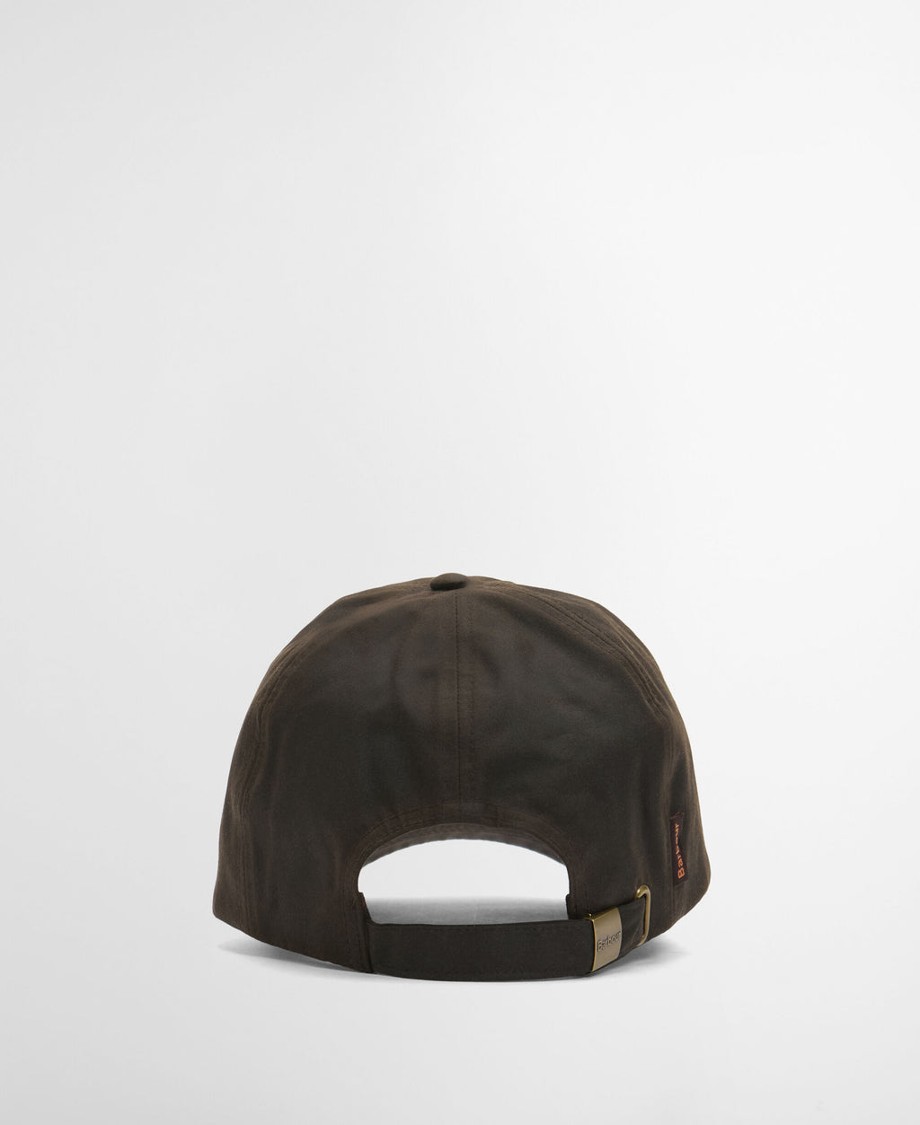 Barbour Wax Cap in Dark Brown, flat lay