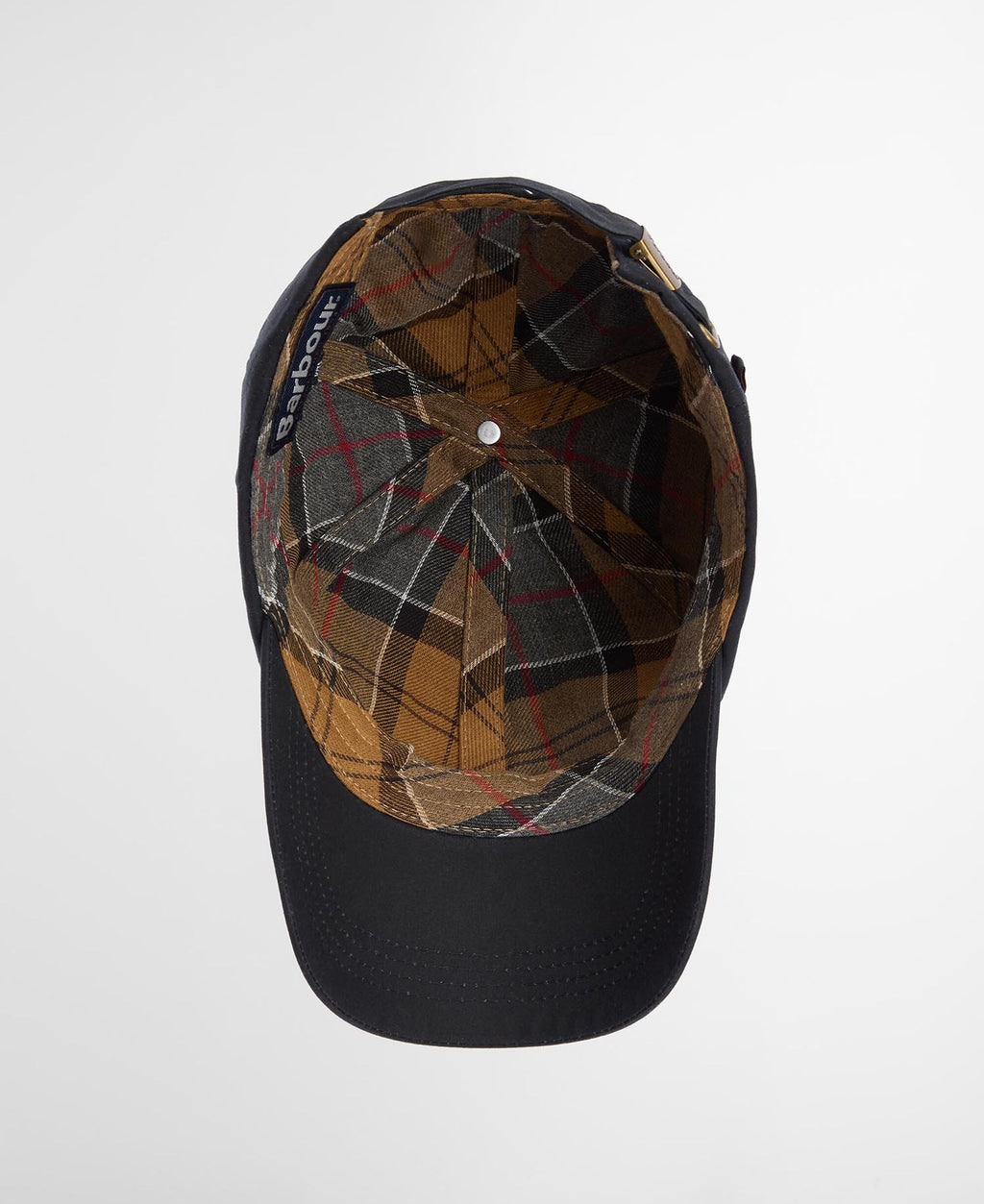 Barbour Wax Cap in Navy, detail