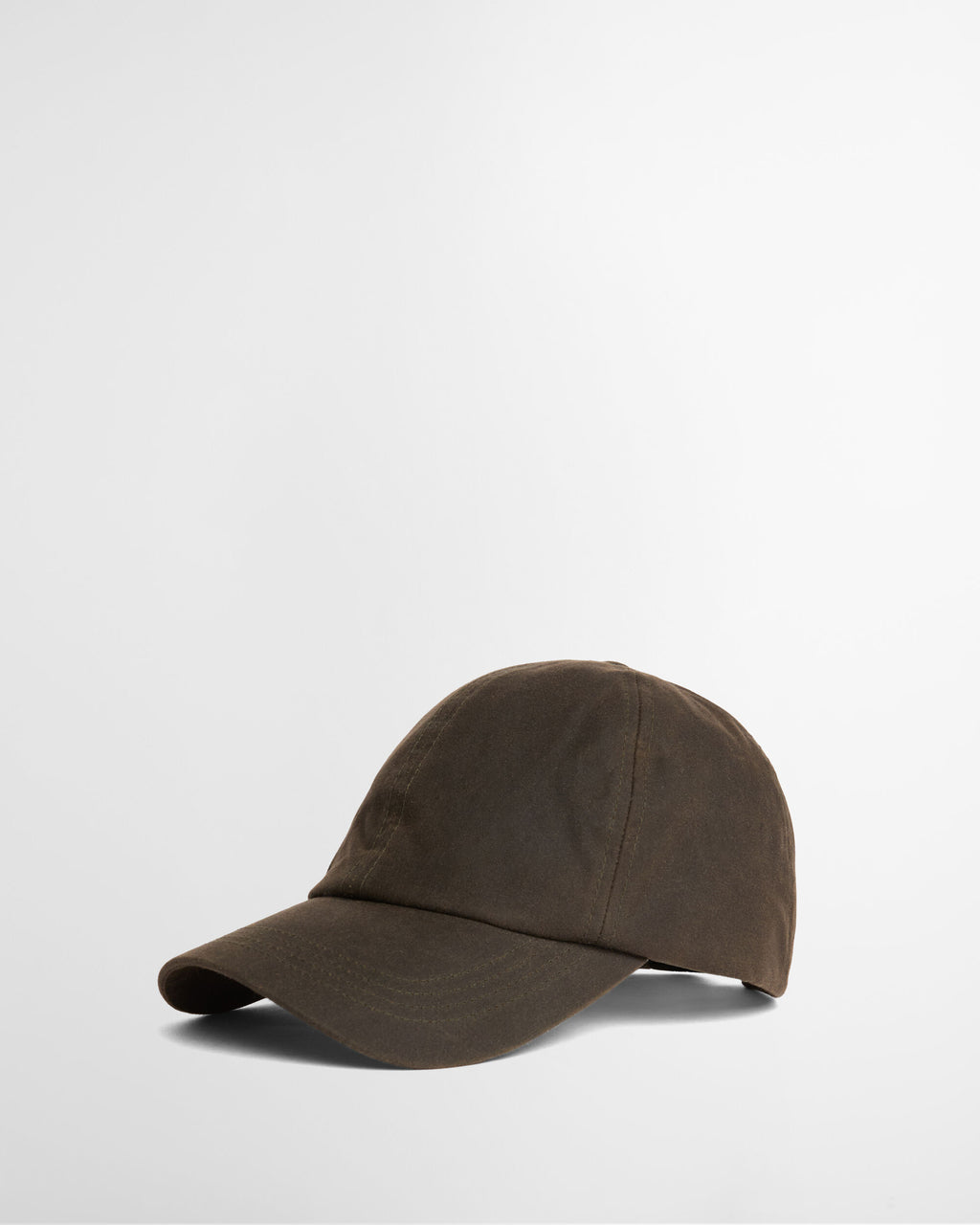 Barbour Wax Cap in Olive, front view