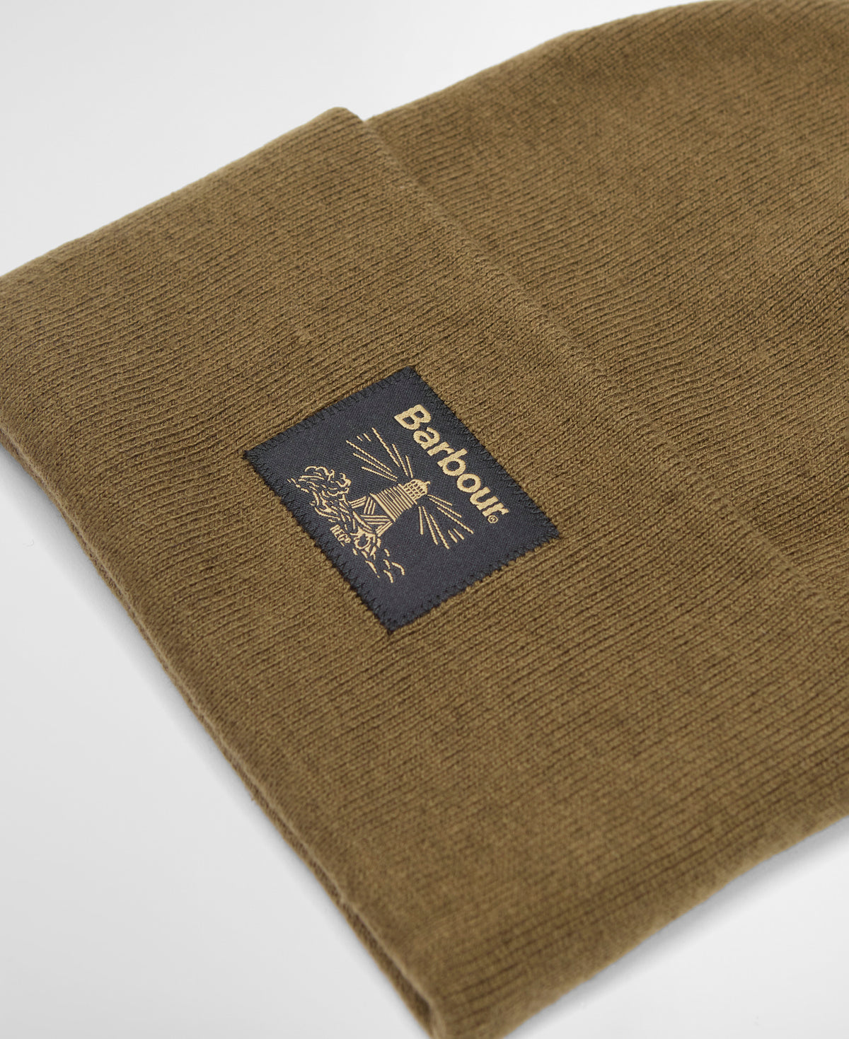 Barbour Harton Beanie Hat - Dark Sand