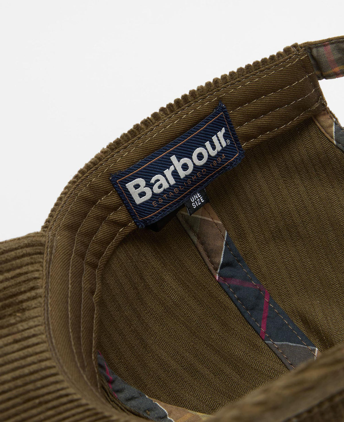 Barbour Preston Cord Cap - Olive