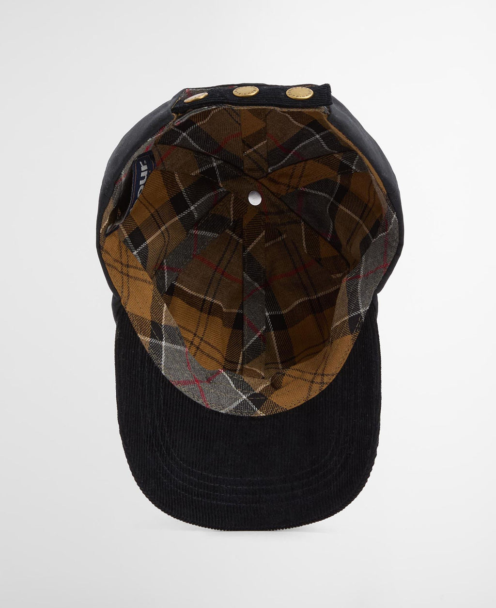 Barbour Ashby Cap in Navy, detail