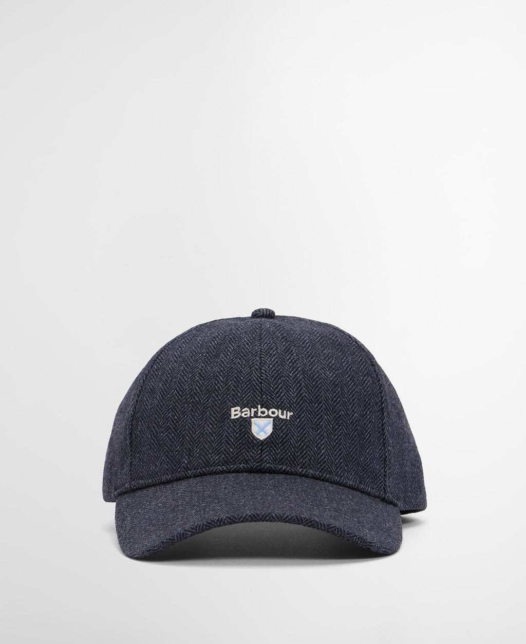 Barbour Barlow Cap in Navy, flat lay