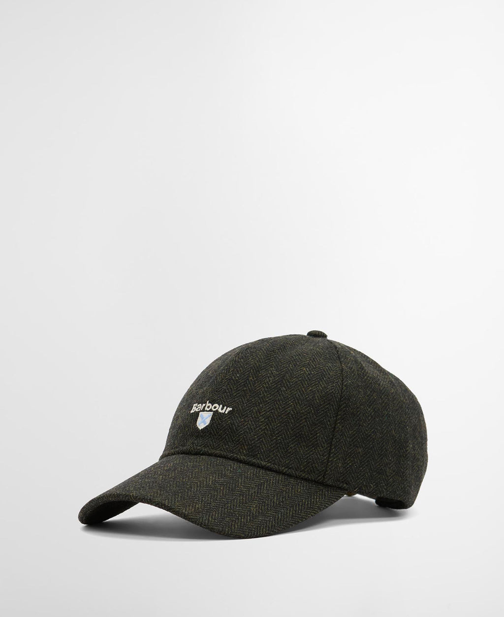 Barbour Barlow Cap in Olive, front view