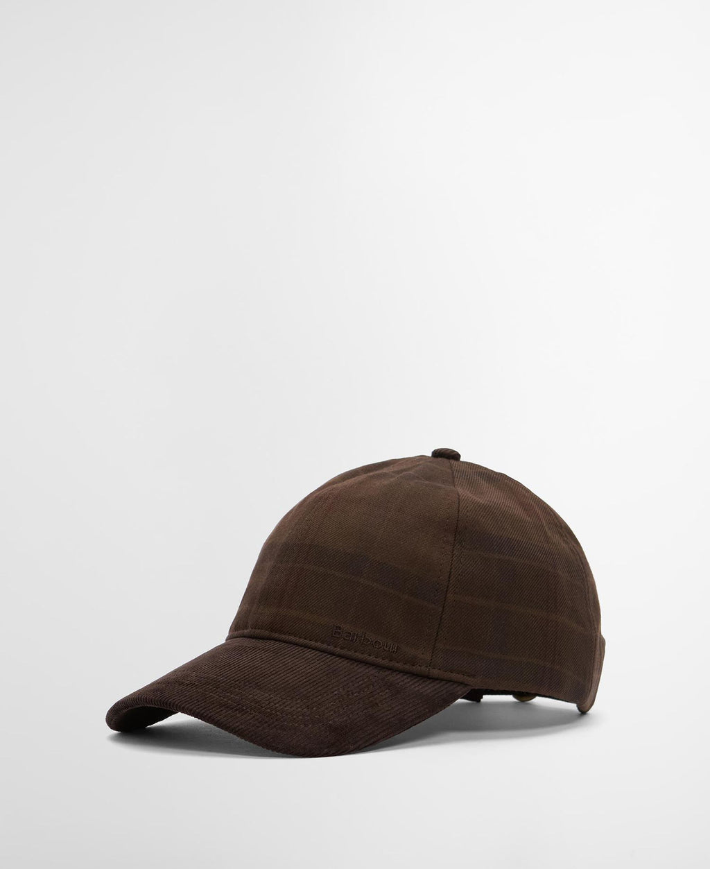 Barbour Macklow Cap in Muted Tartan, front view