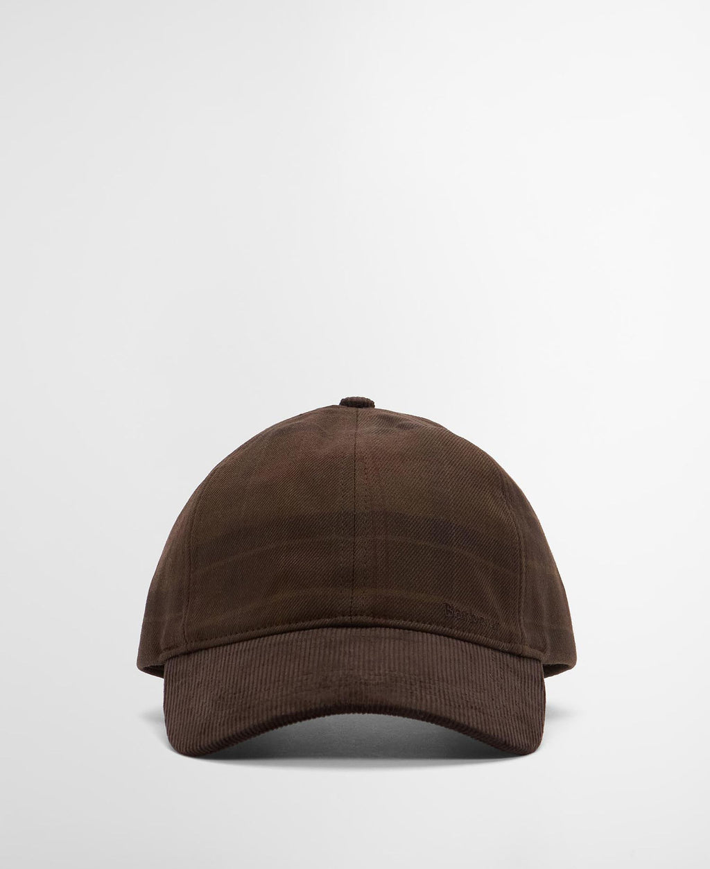 Barbour Macklow Cap in Muted Tartan, flat lay
