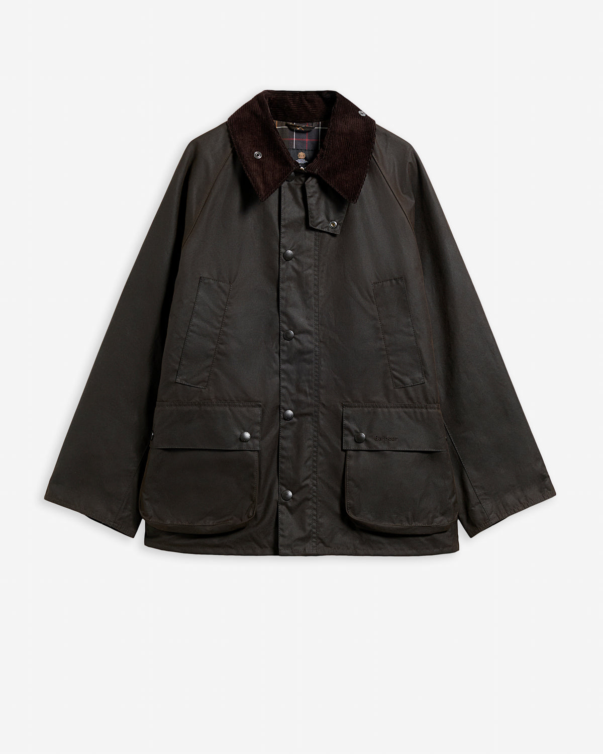 Barbour OS Bedale Wax Jacket - Dark Brown