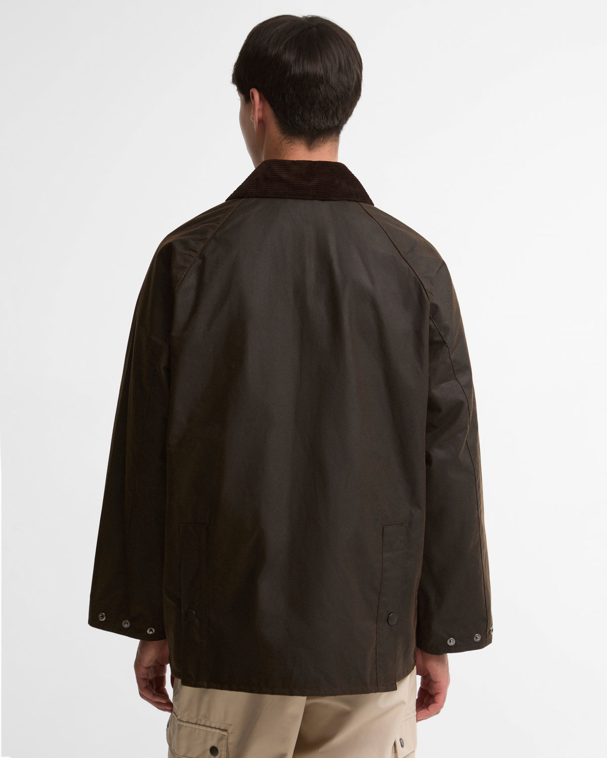 Barbour OS Bedale Wax Jacket - Dark Brown