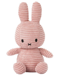 Miffy Corduroy Plush Toy (23cm) - ECO Pink