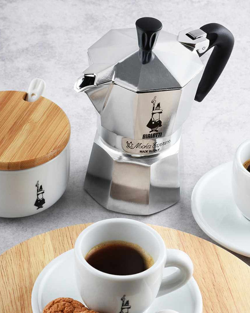 Bialetti Moka Express 6 Cup Coffee Maker - Silver