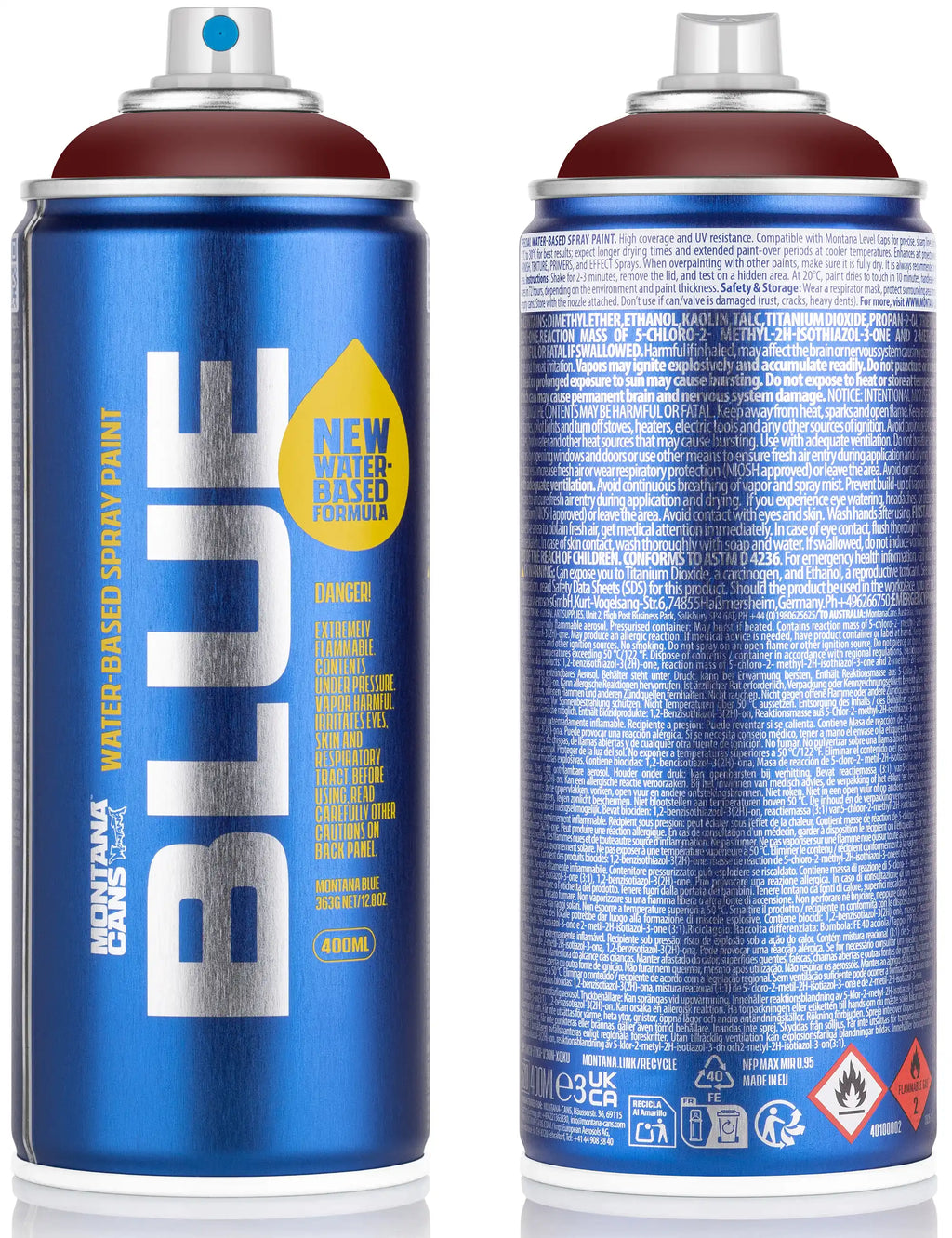 Water-Based Spray Paint 400ml - Cabernet BLU3060